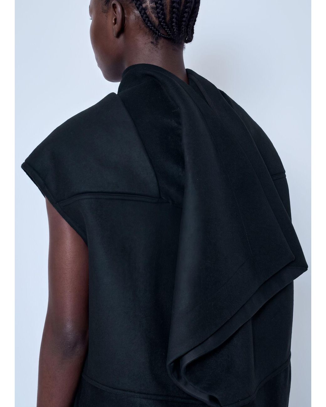 Rick Owens Blue Pelican Tunic Top