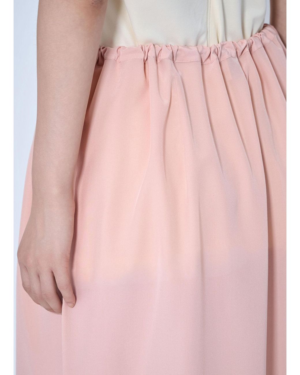 Totême Pink Fluid Silk Skirt