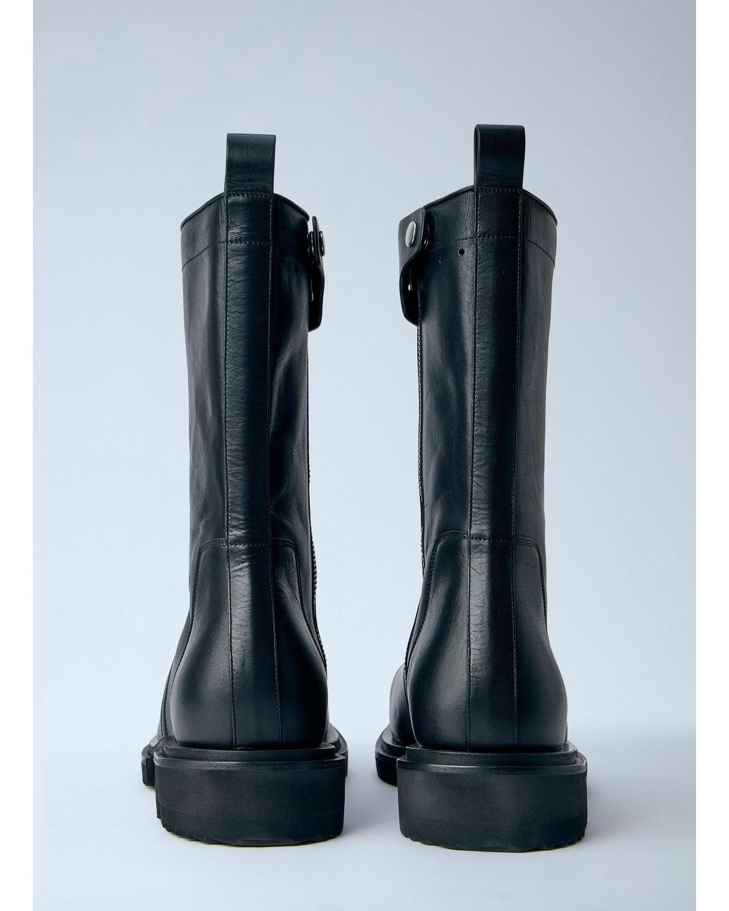 Rick Owens Blue Creeper Gabe Boots for men