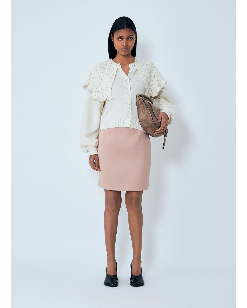Chloé Pink Chloã Short Pencil Skirt