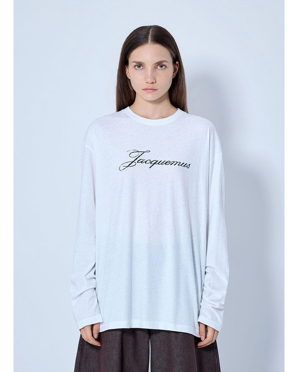 Jacquemus White Long Sleeve T-Shirt
