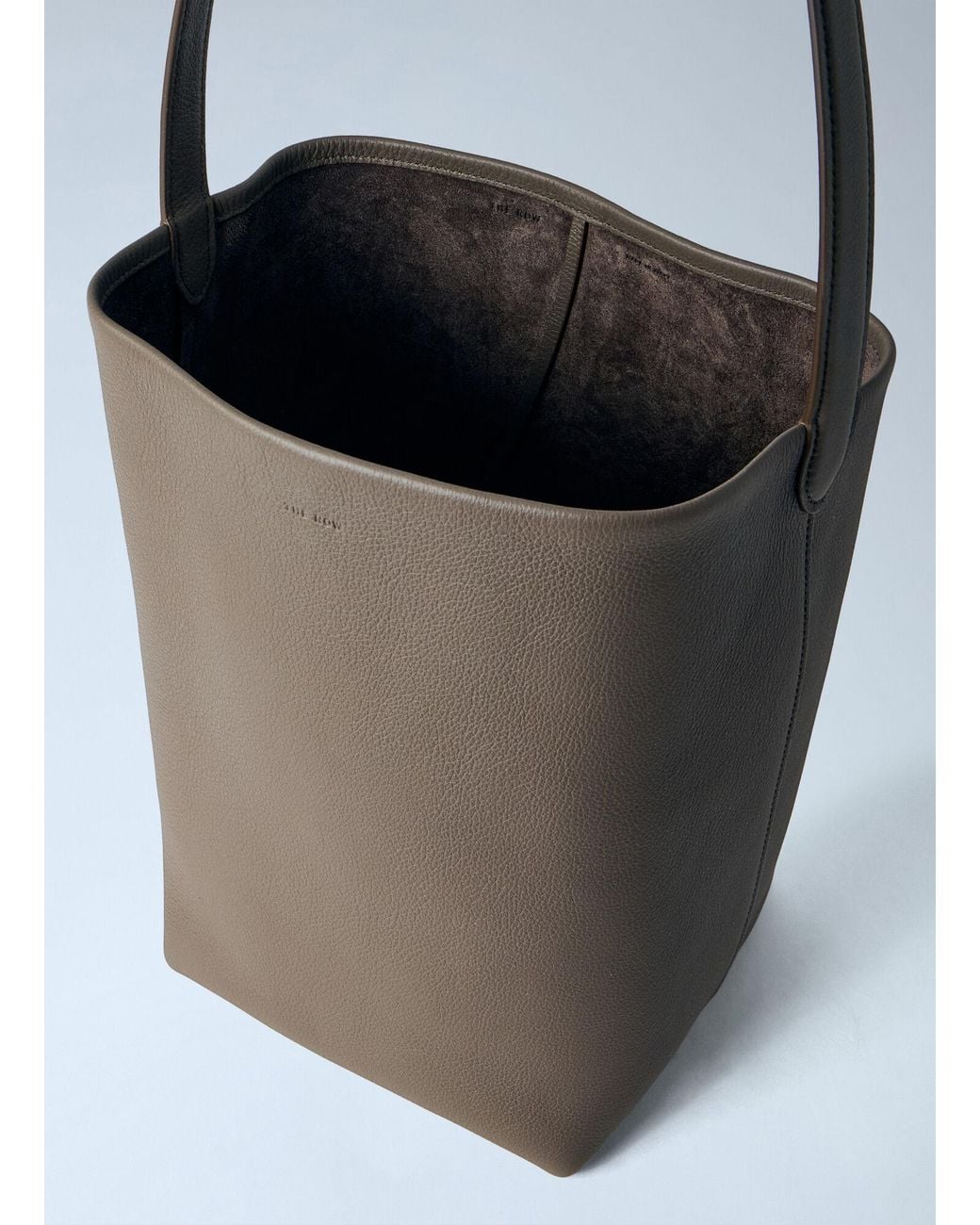 The Row Gray Medium N/S Park Tote Bag