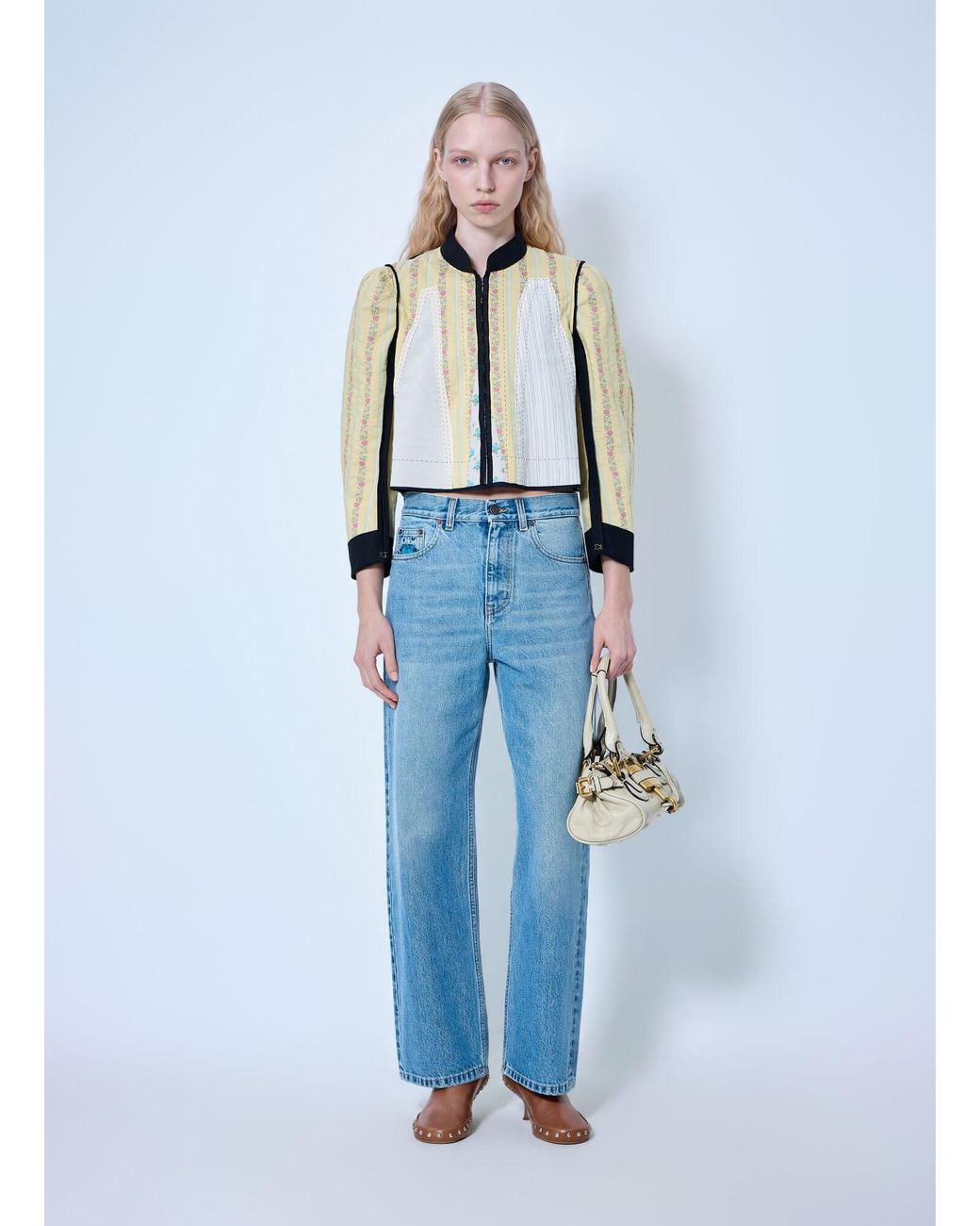 Chloé Blue Straight Jeans