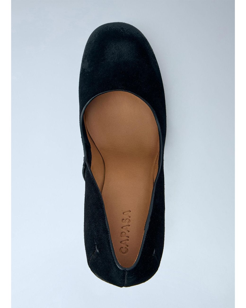 CAPASA MILANO Blue Suede Stiletto Pumps