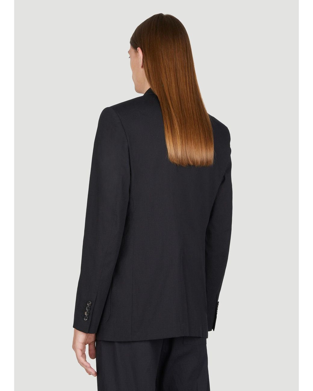 Lanvin Gray Patch Pockets Blazer for men