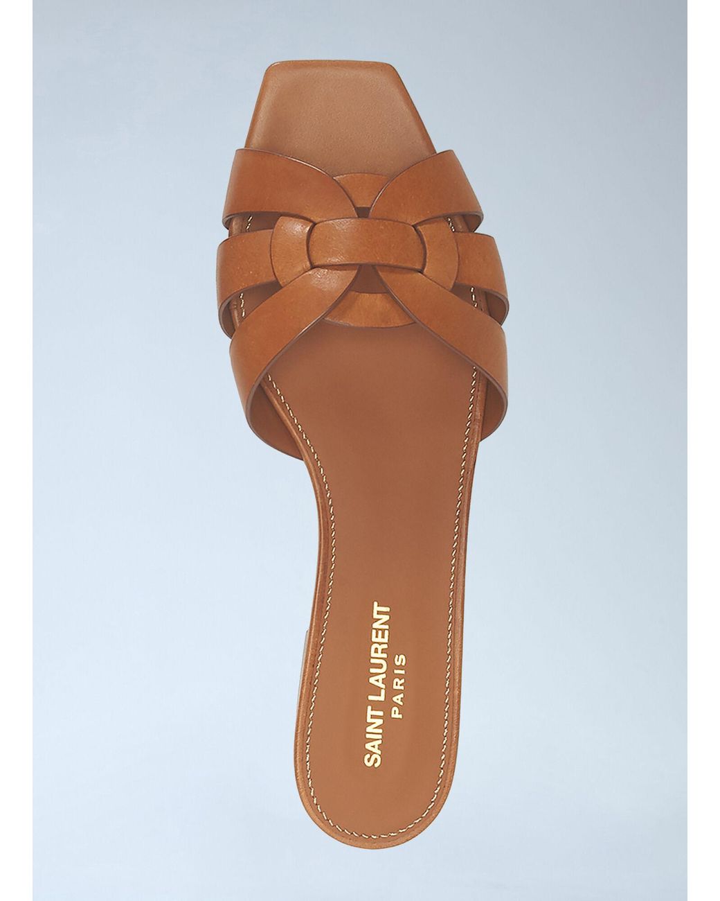 Saint Laurent Blue Tribute Sandals