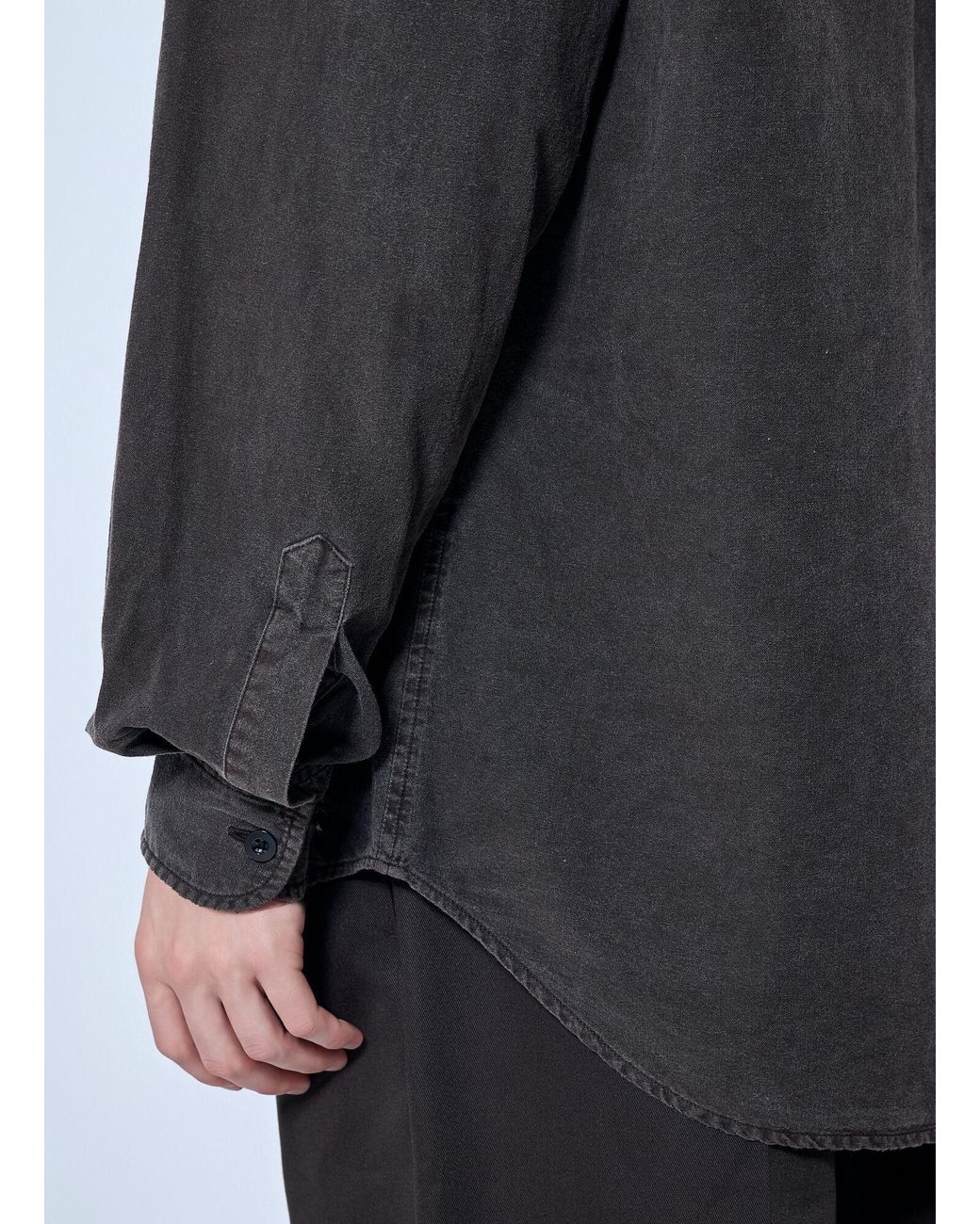 The Row Gray Sadel Shirt for men