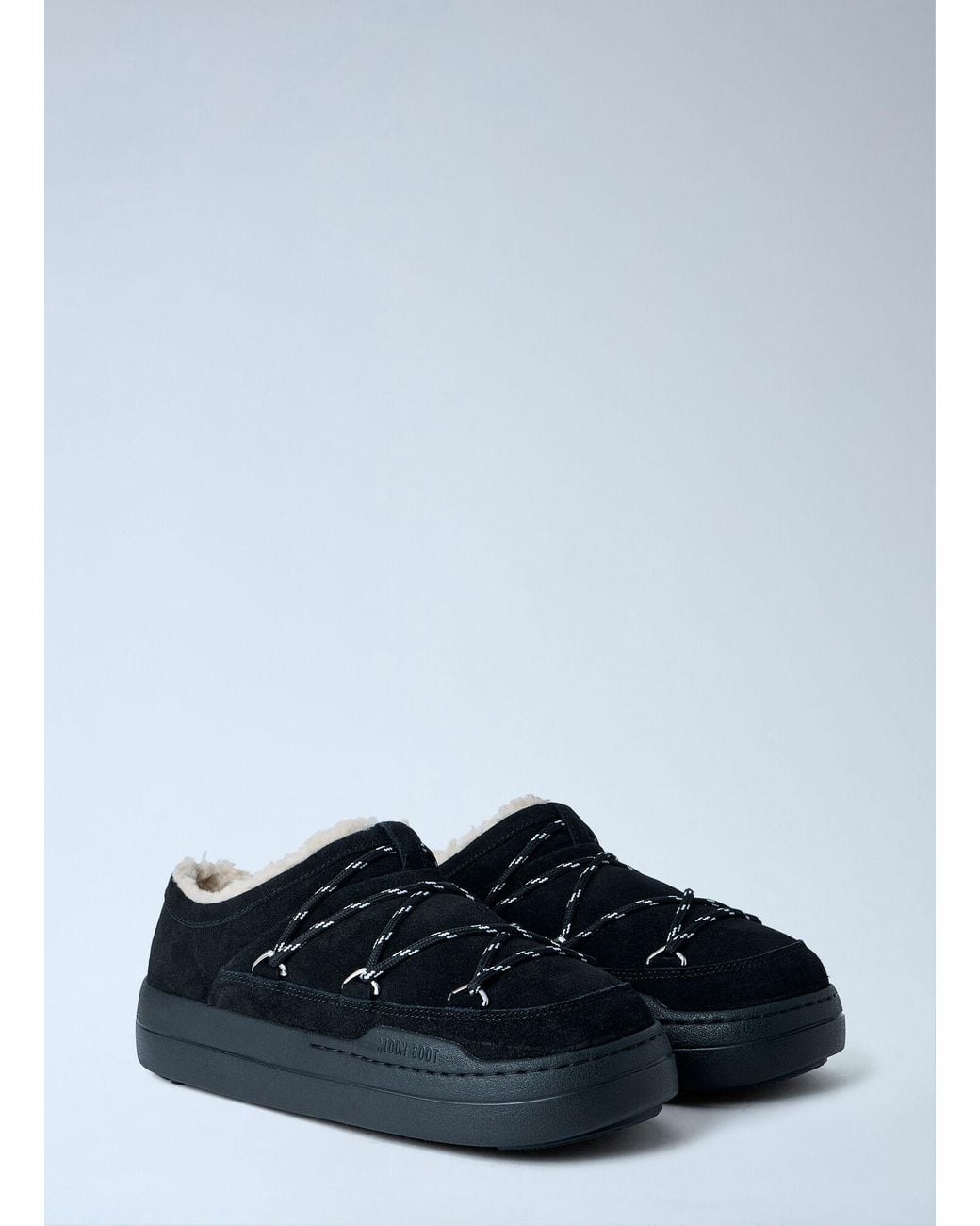 Moon Boot Black Mb Park Slipper Mules