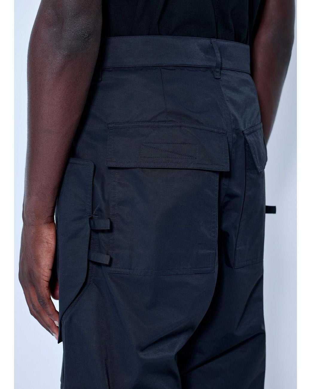 Rick Owens Blue Stefan Cargo Pants for men