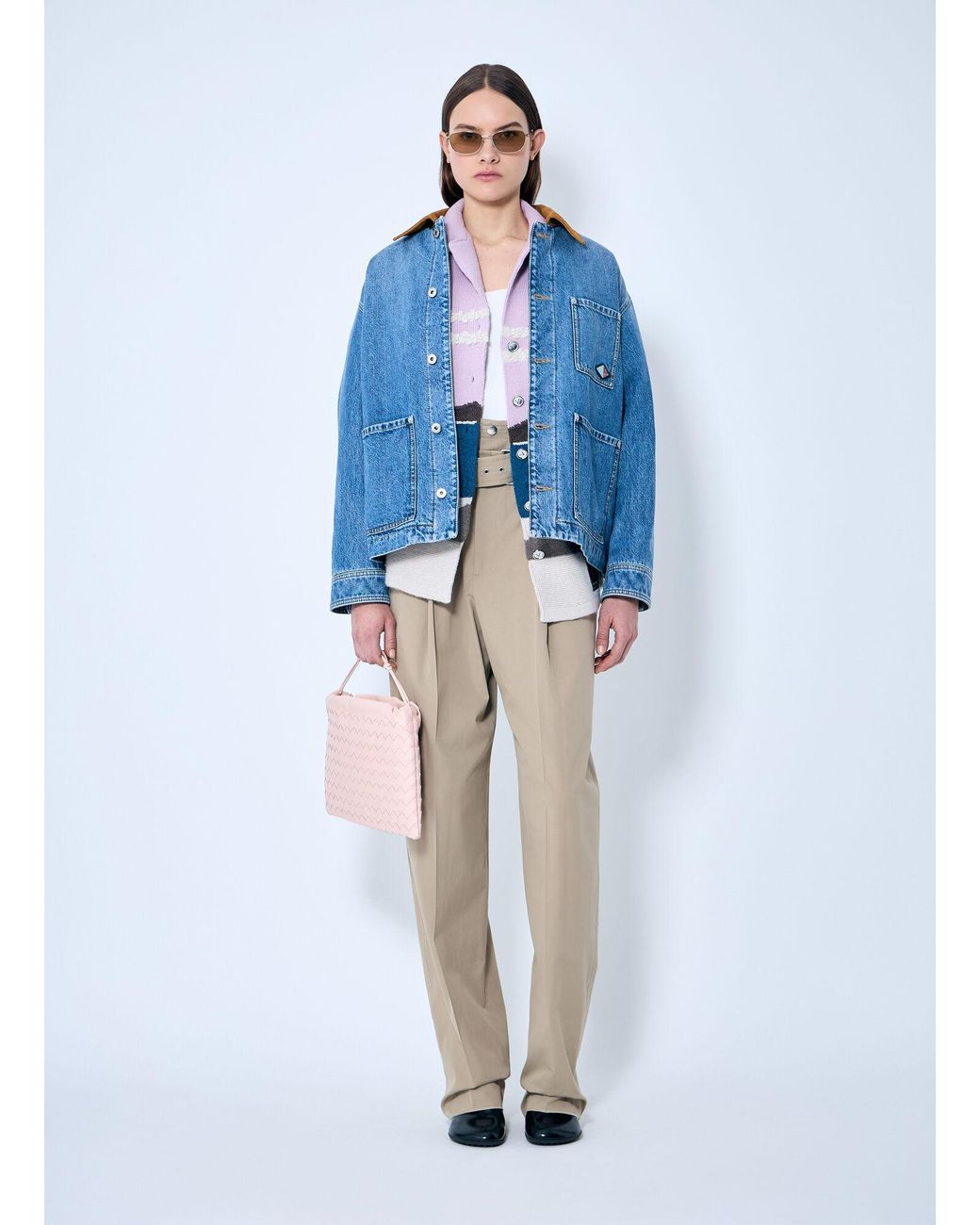 Bottega Veneta Blue Vintage Denim Jacket