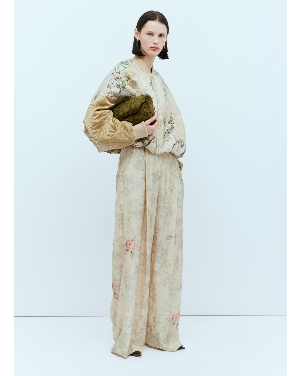 Elara | Quilted Floral Print Jacket main image 1