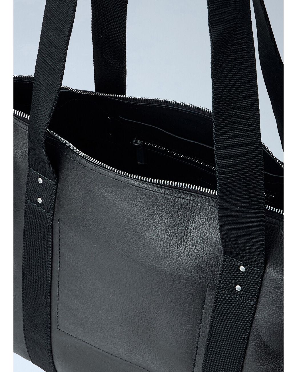 Rick Owens Black Tower Trolley Bag for men