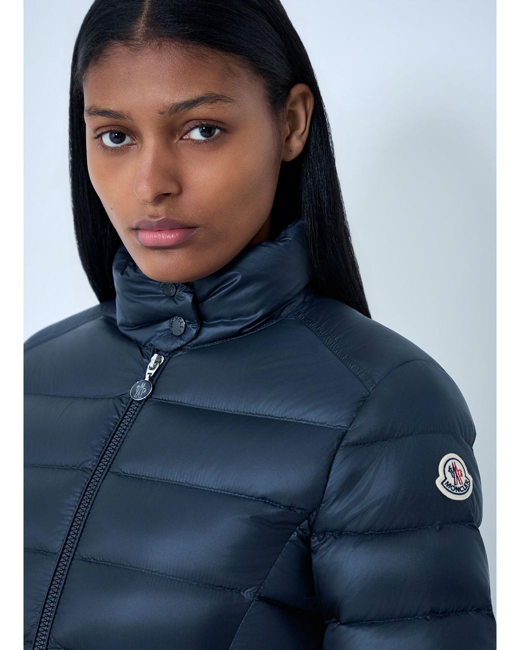 Moncler Blue Genet Long Coat