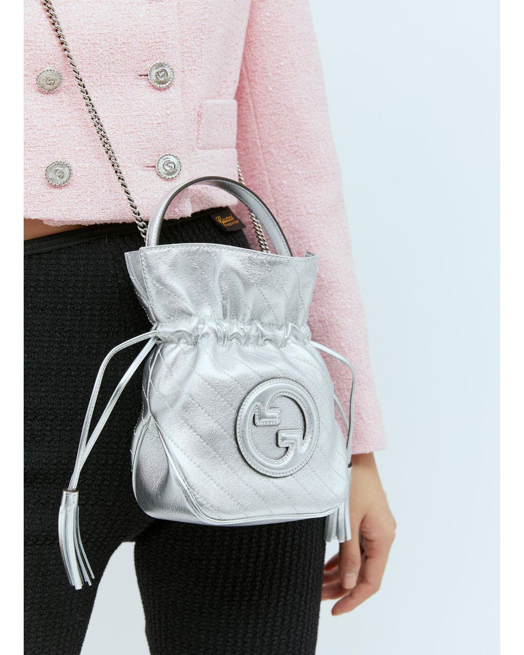 Gg marmont mini online bucket bag