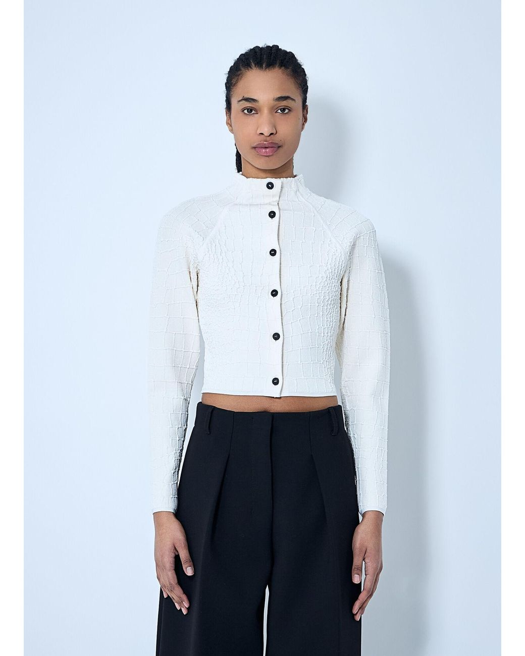 Jacquemus Le Cardigan Scala in White | Lyst Canada