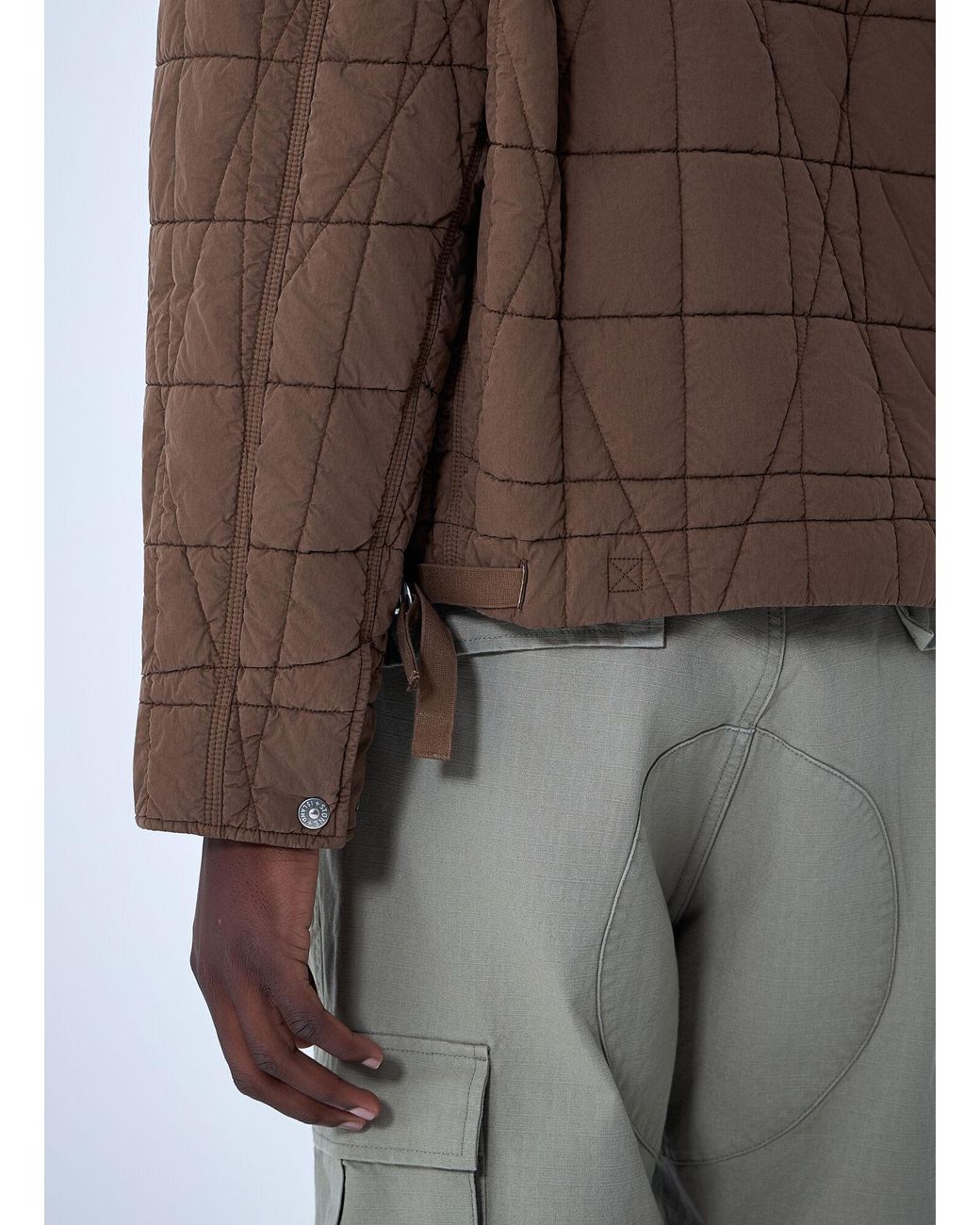 Stone Island Brown Winter Jackets for men