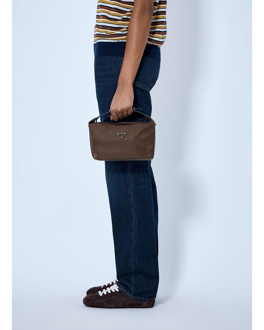 Prada Blue Re-Nylon Chérie Mini Handbag