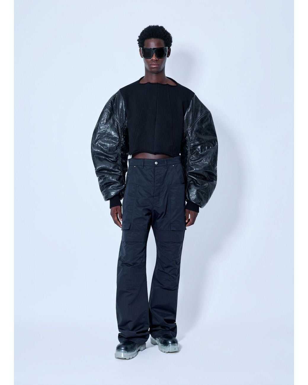 Rick Owens Blue Stefan Cargo Pants for men
