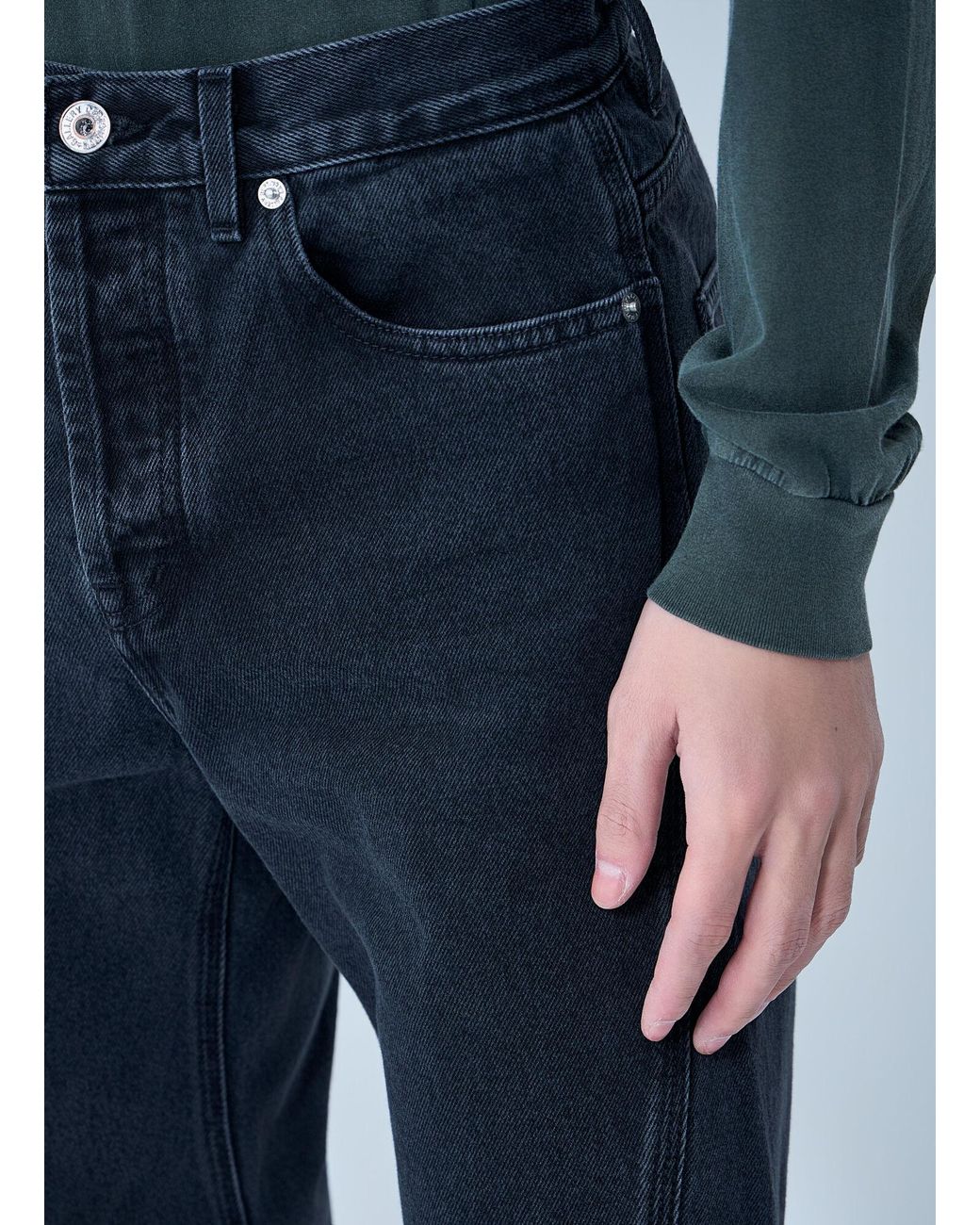 GALLERY DEPT. Blue Twisted Wide Leg Jeans for men