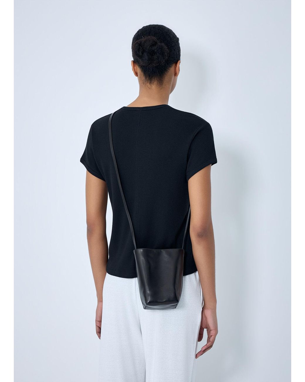 The Row Blue N/S Park Crossbody Bag