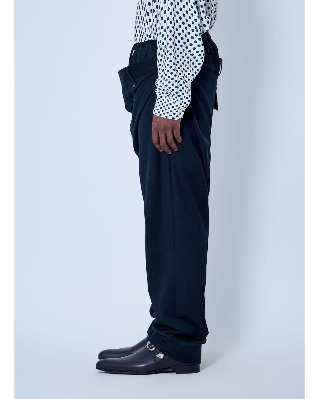 Vivienne Westwood Blue Builder Straight-Leg Trousers for men