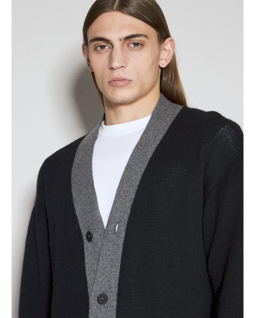 Prada Black Cashmere Cardigan for men