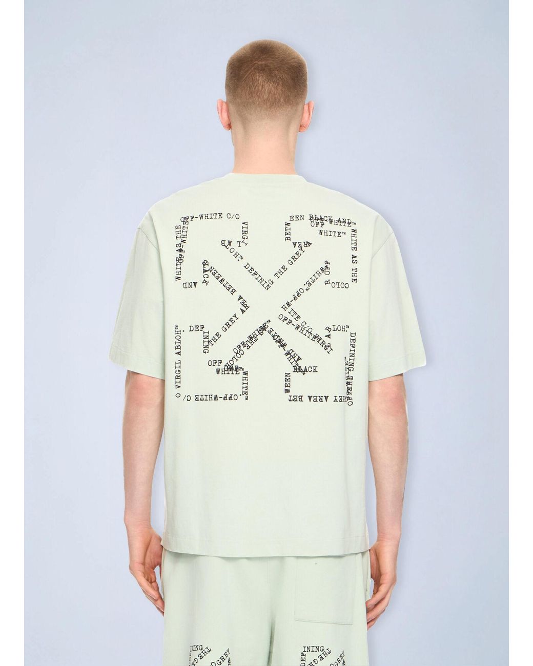 Off-White c/o Virgil Abloh White Type Arrow Skate T-Shirt for men