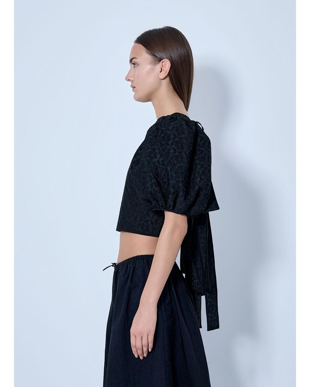 CECILIE BAHNSEN Blue Faris Top