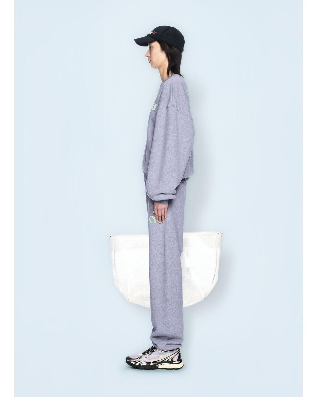 Off-White c/o Virgil Abloh Blue Off Embroidered Ow Sweatshirt