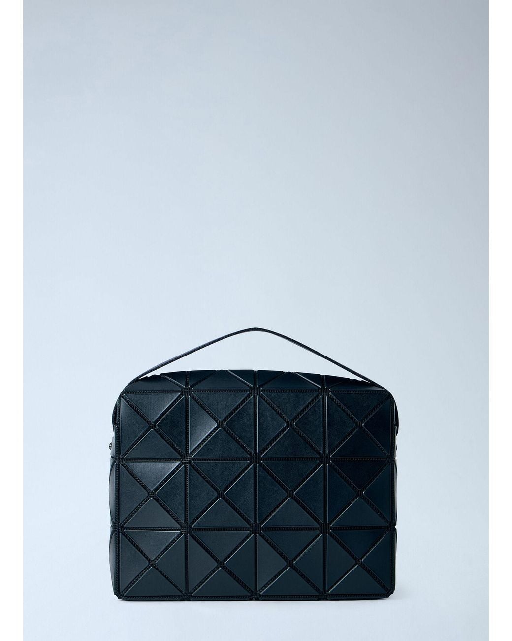 Issey Miyake Blue Cuboid Shoulder Bag