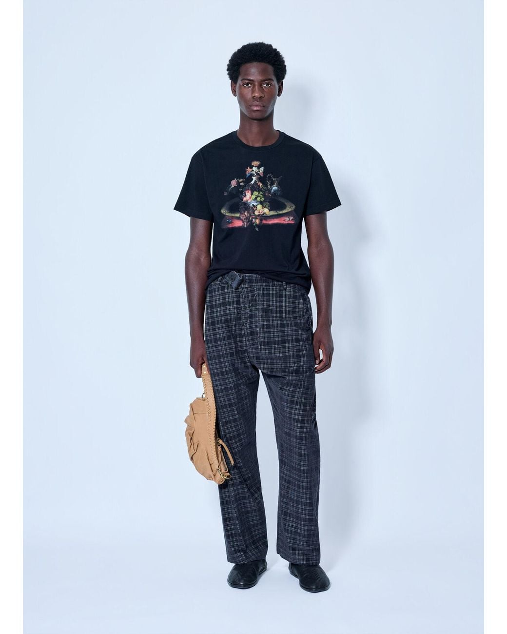 Vivienne Westwood Blue Straight Drunken Trousers for men