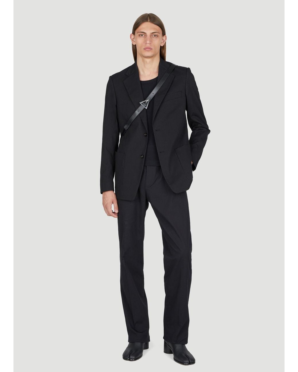 Lanvin Gray Patch Pockets Blazer for men