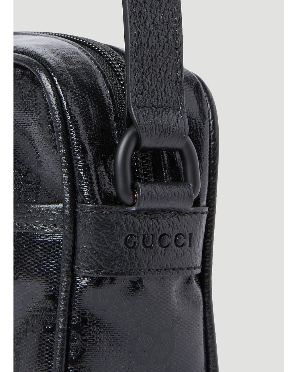 【GUCCI】Men's GG Crystal Canvas Mini Shoulder Crossbody Bag Gucci Gg Crystal Mini Shoulder Bag in White for Men | Lyst