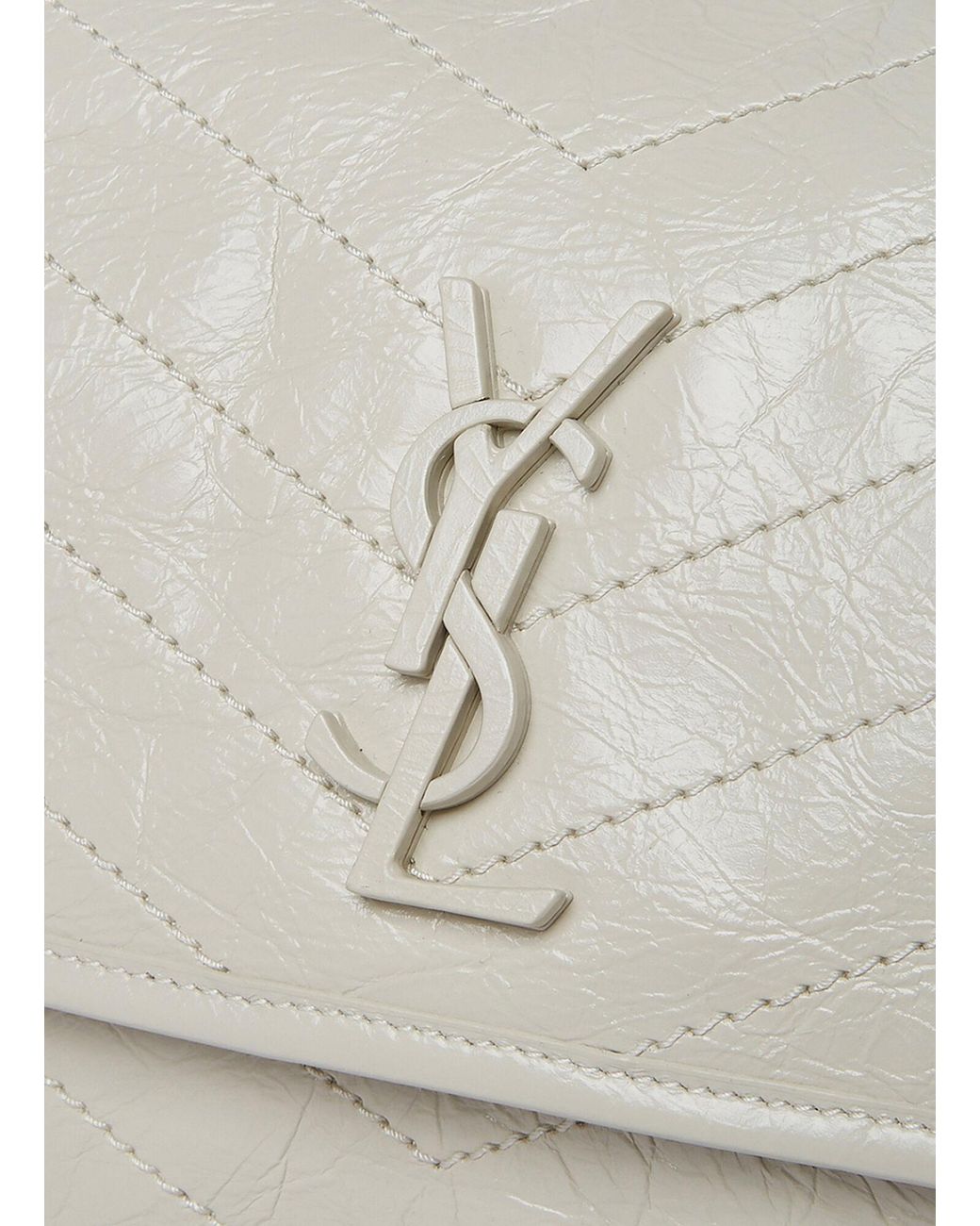 Saint Laurent White Medium Niki Shoulder Bag