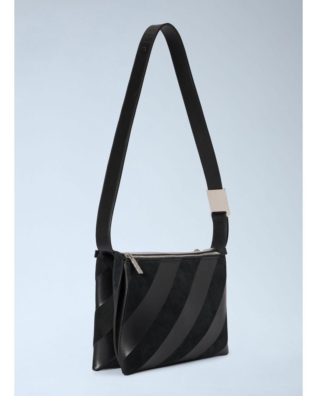 Off-White c/o Virgil Abloh Blue Sandbag 404 Diagonal Bag
