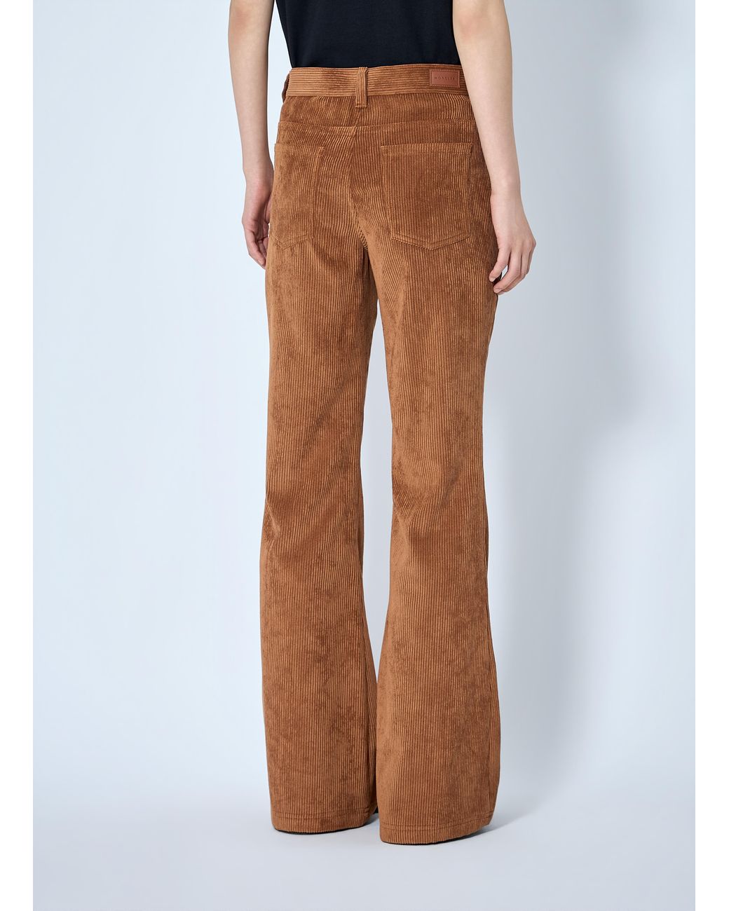 Moncler Brown Corduroy Flared Trousers