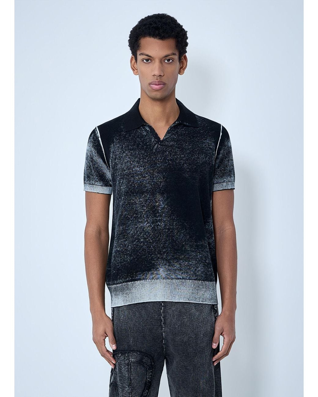 DIESEL Blue K-Lawrie Polo Shirt for men