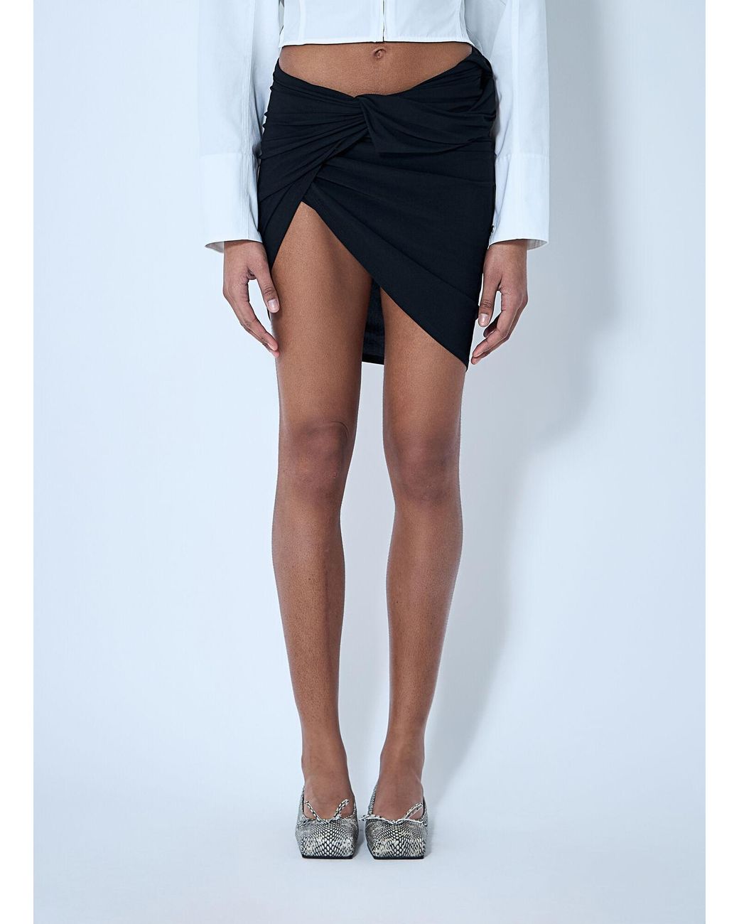 Jacquemus Blue La Mini Jupe Skirt