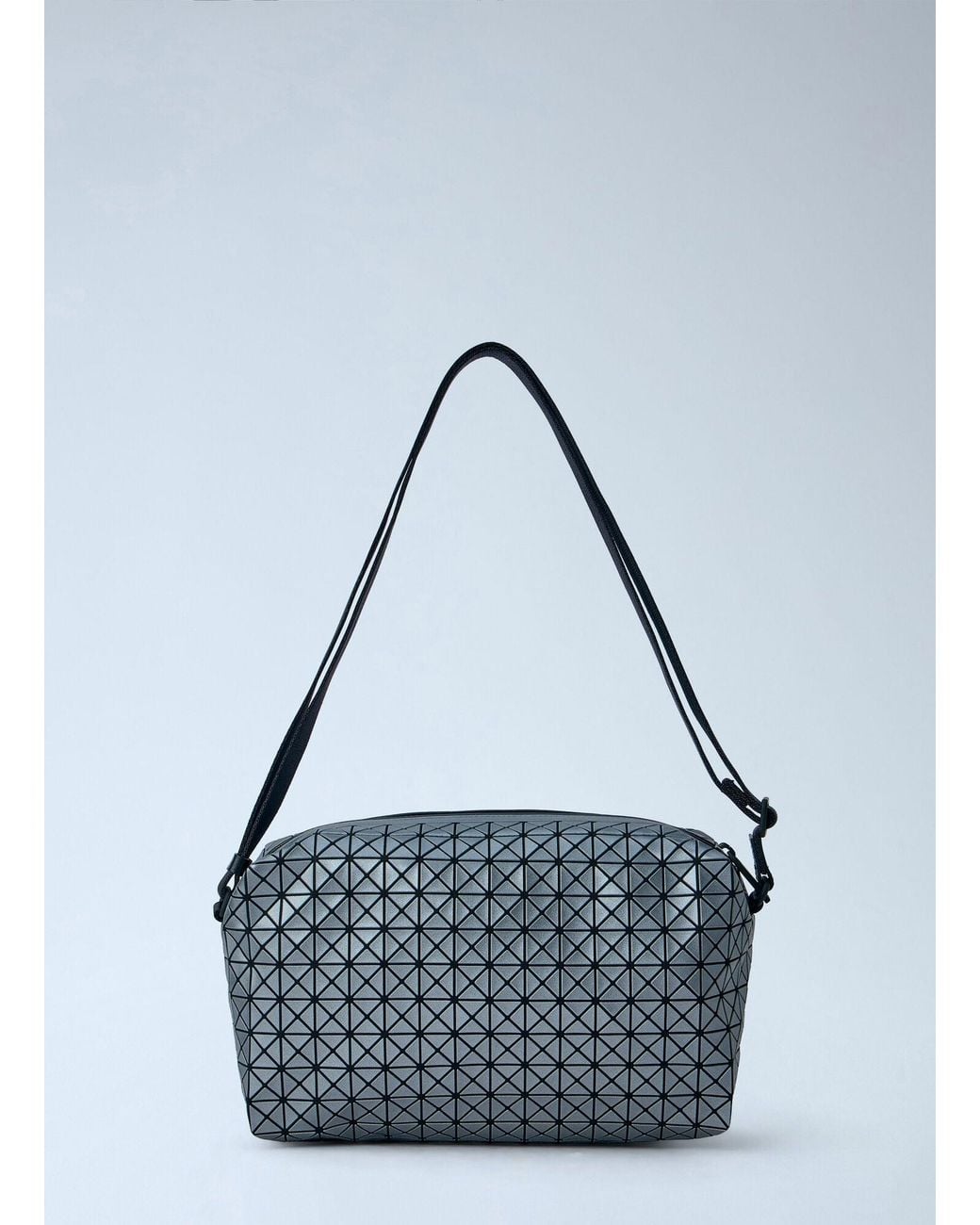 Issey Miyake Blue Saddle Bag Reflector Shoulder Bag