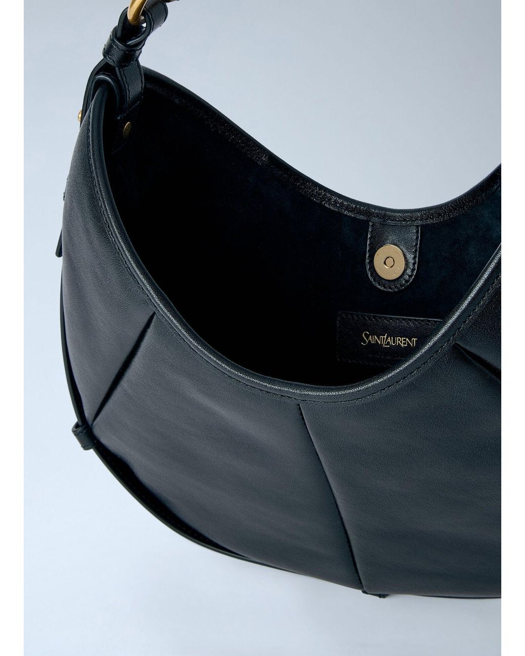 Saint Laurent Blue Small Mombasa Shoulder Bag