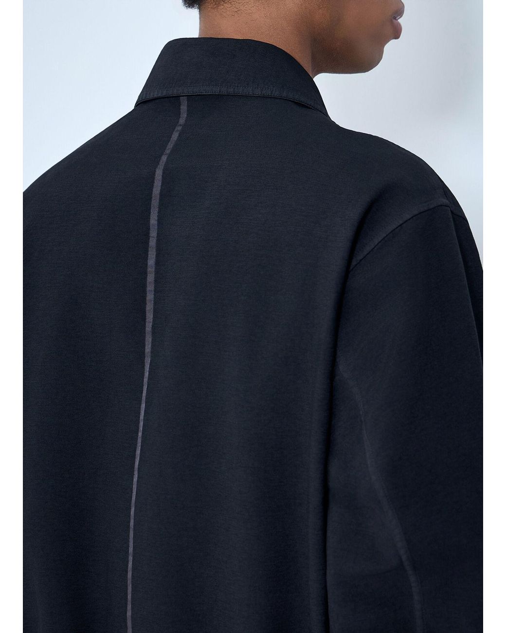 Massimo Osti Studio Blue Zip-Up Bomber Jacket for men