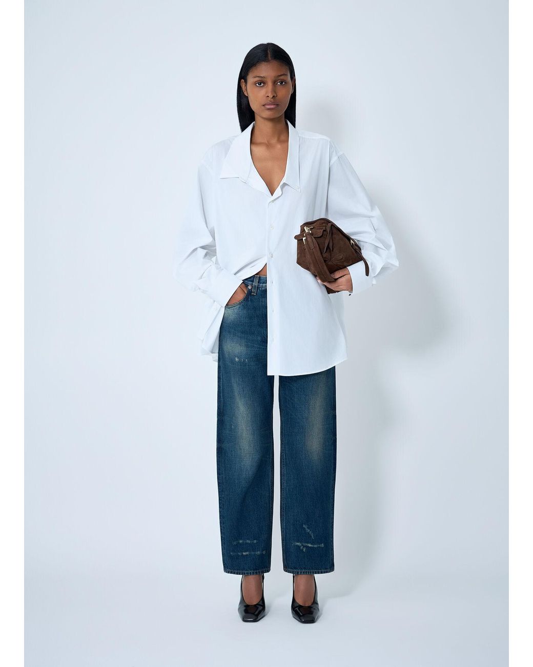 Prada Blue Five-Pocket Jeans