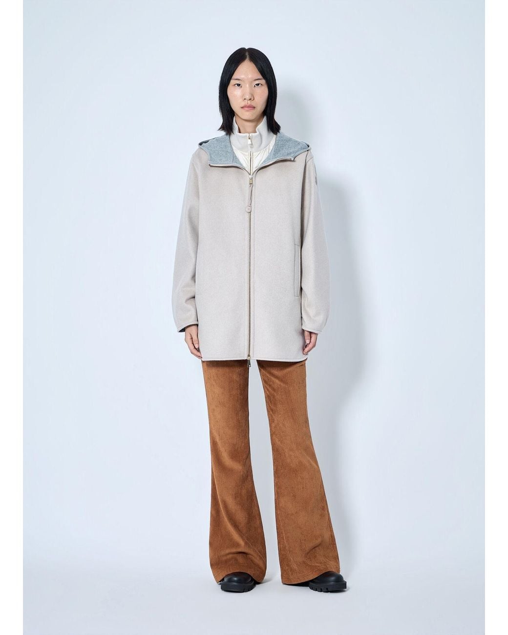 Moncler White Hemiptere 3-In-1 Hooded Jacket
