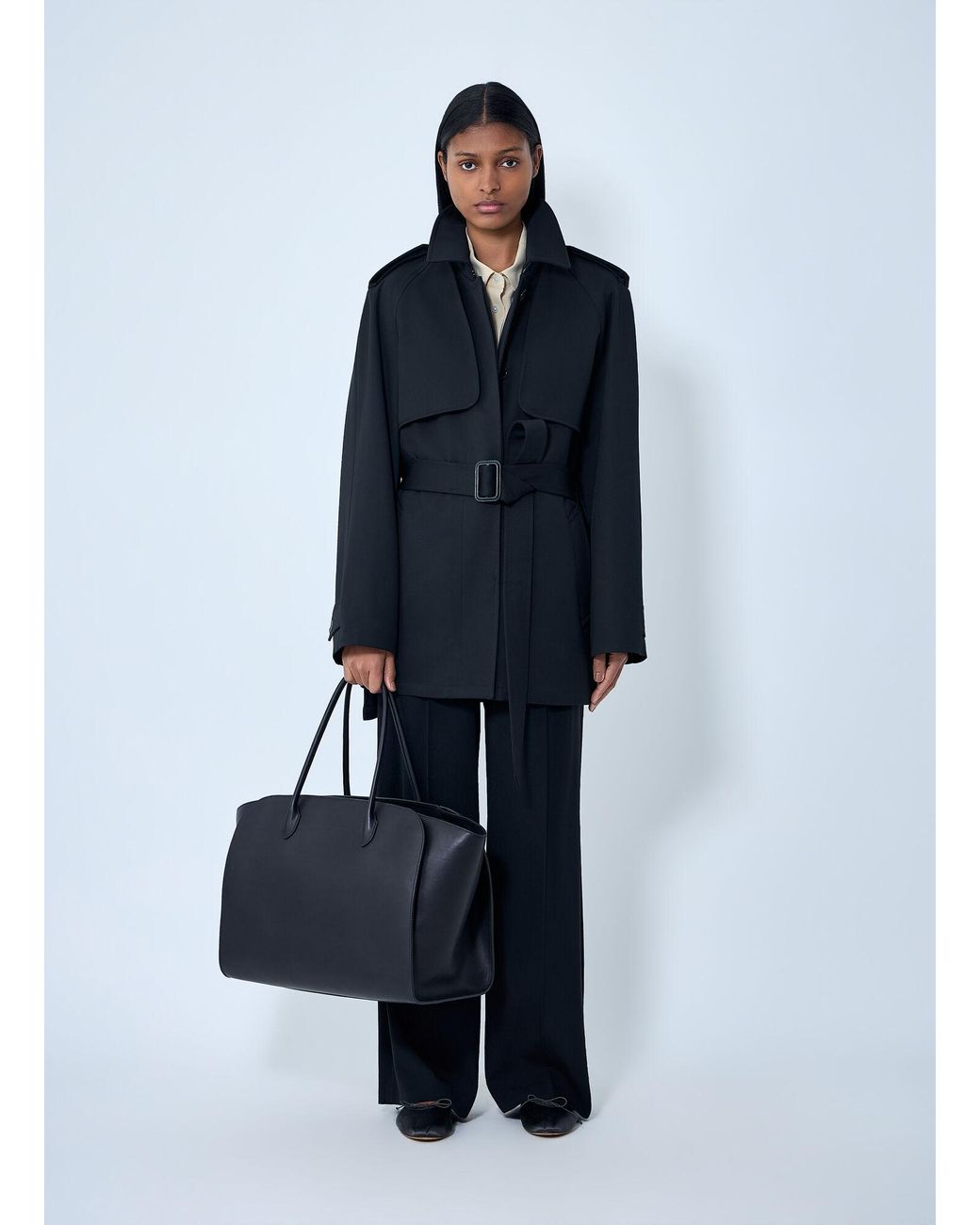 The Row Blue Usuaia Trench Coat