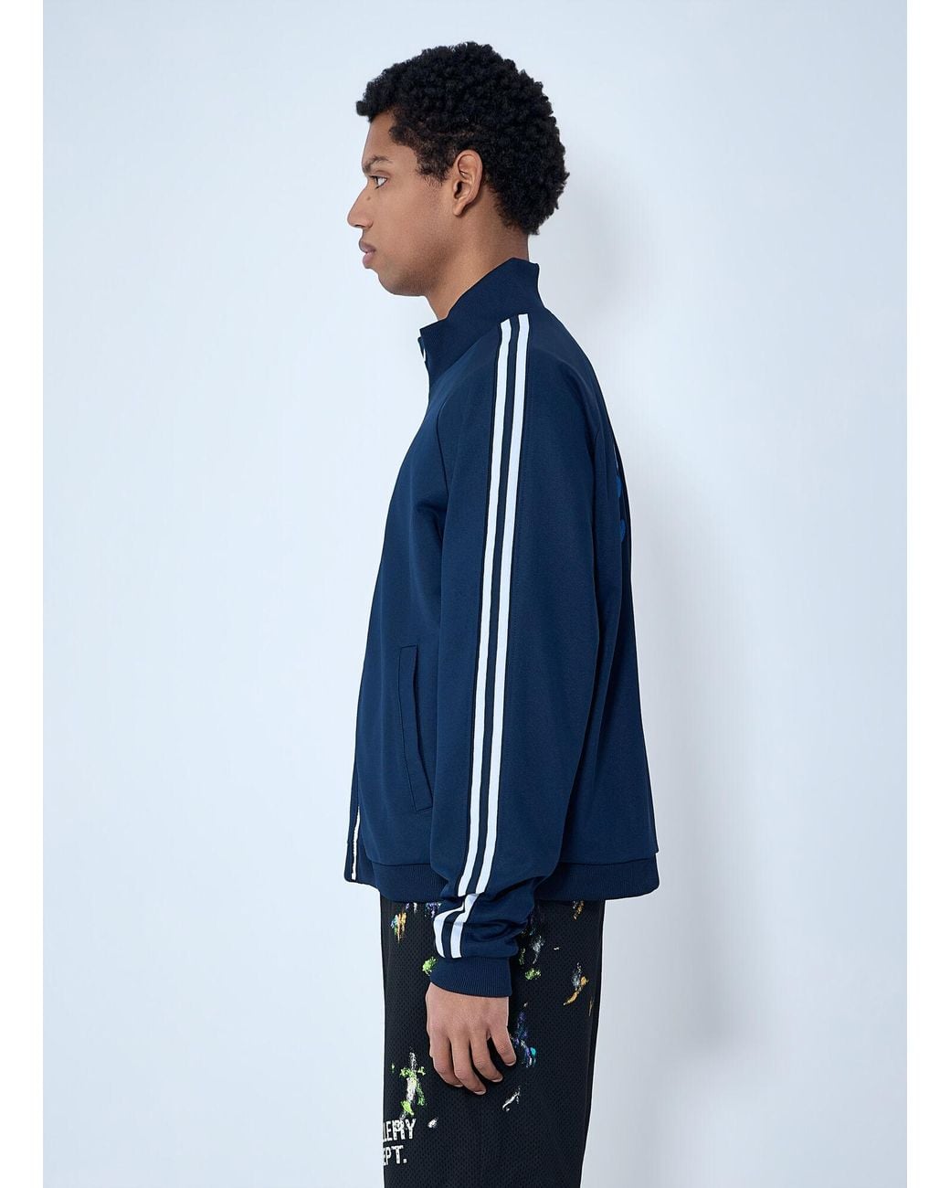 GALLERY DEPT. Blue Zip-Front Track Jacket for men