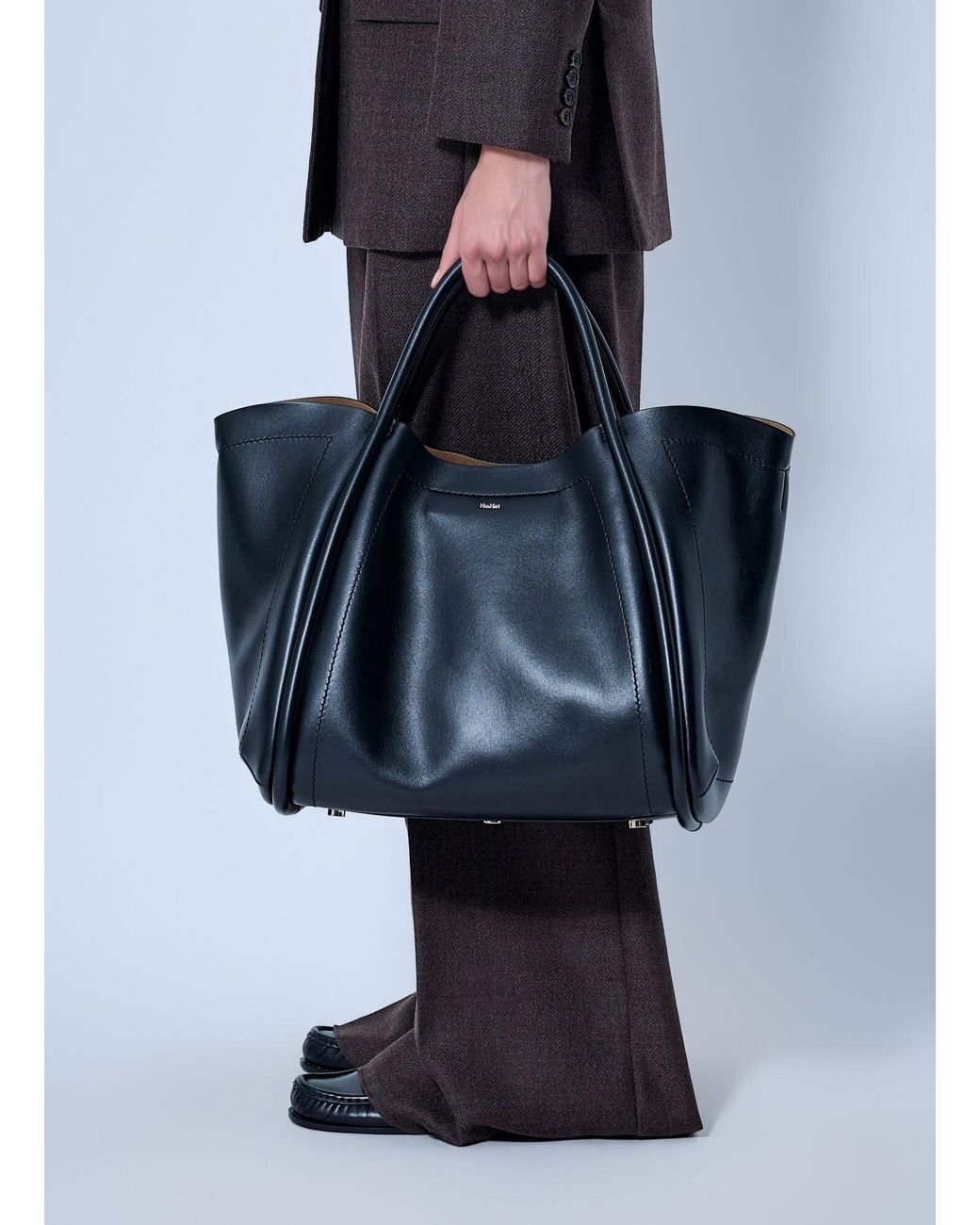 Max Mara Blue Marine Small Handbag
