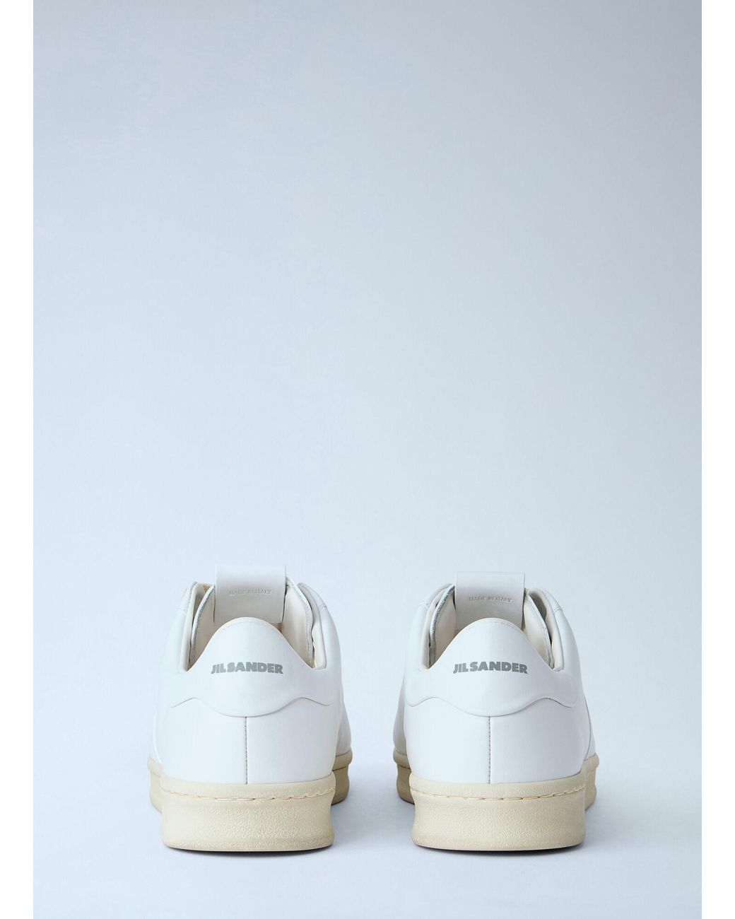 Jil Sander Blue Leather Sports Sneakers for men