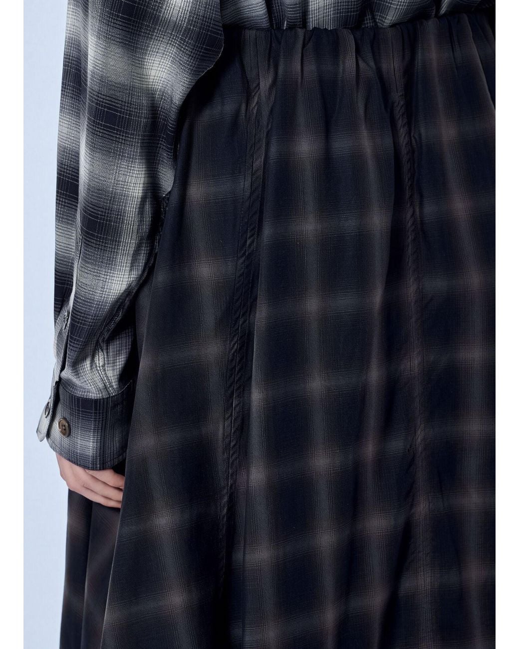 Our Legacy Blue Fan Midi Skirt