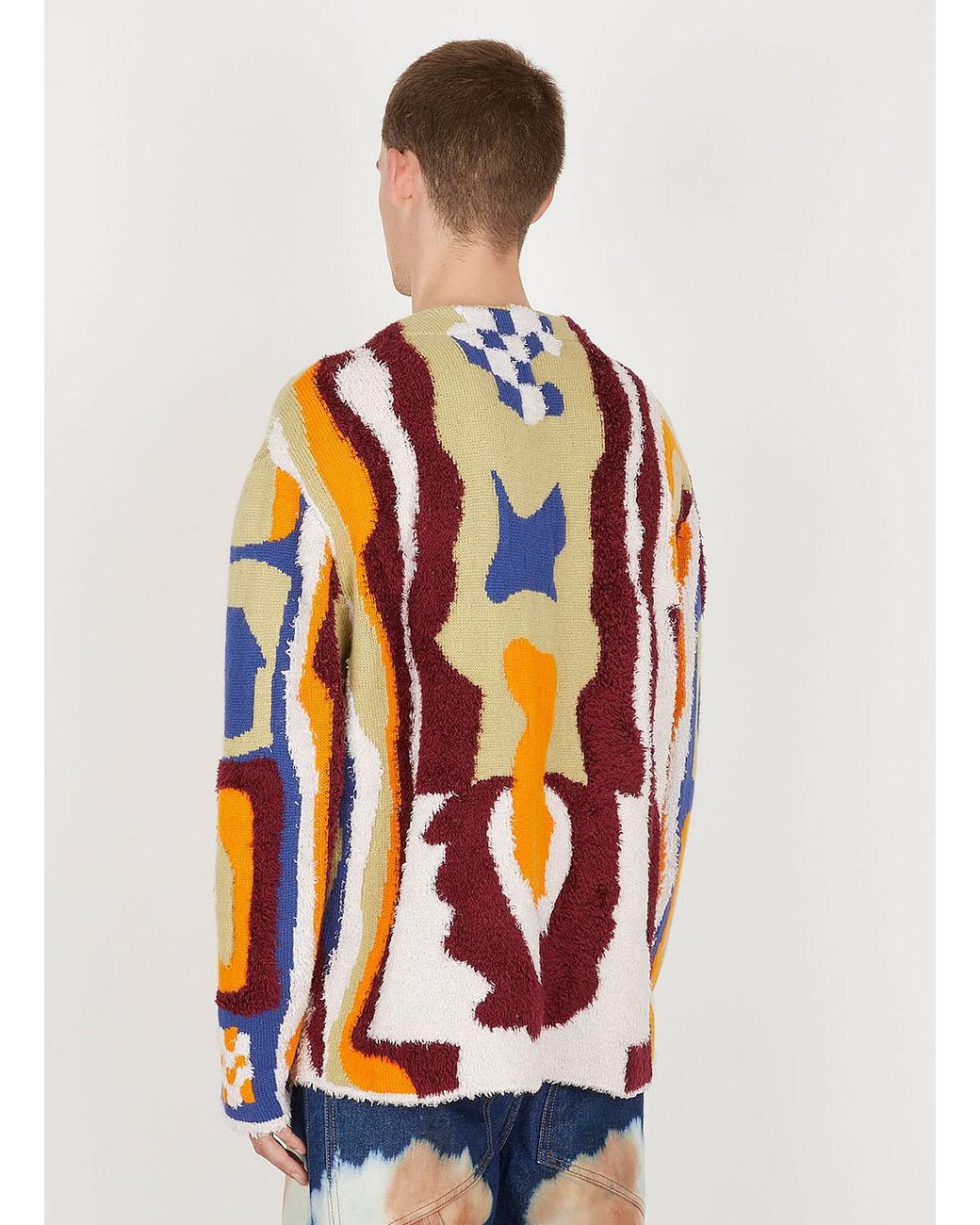 The Elder Statesman Orange Berber Cardigan for men