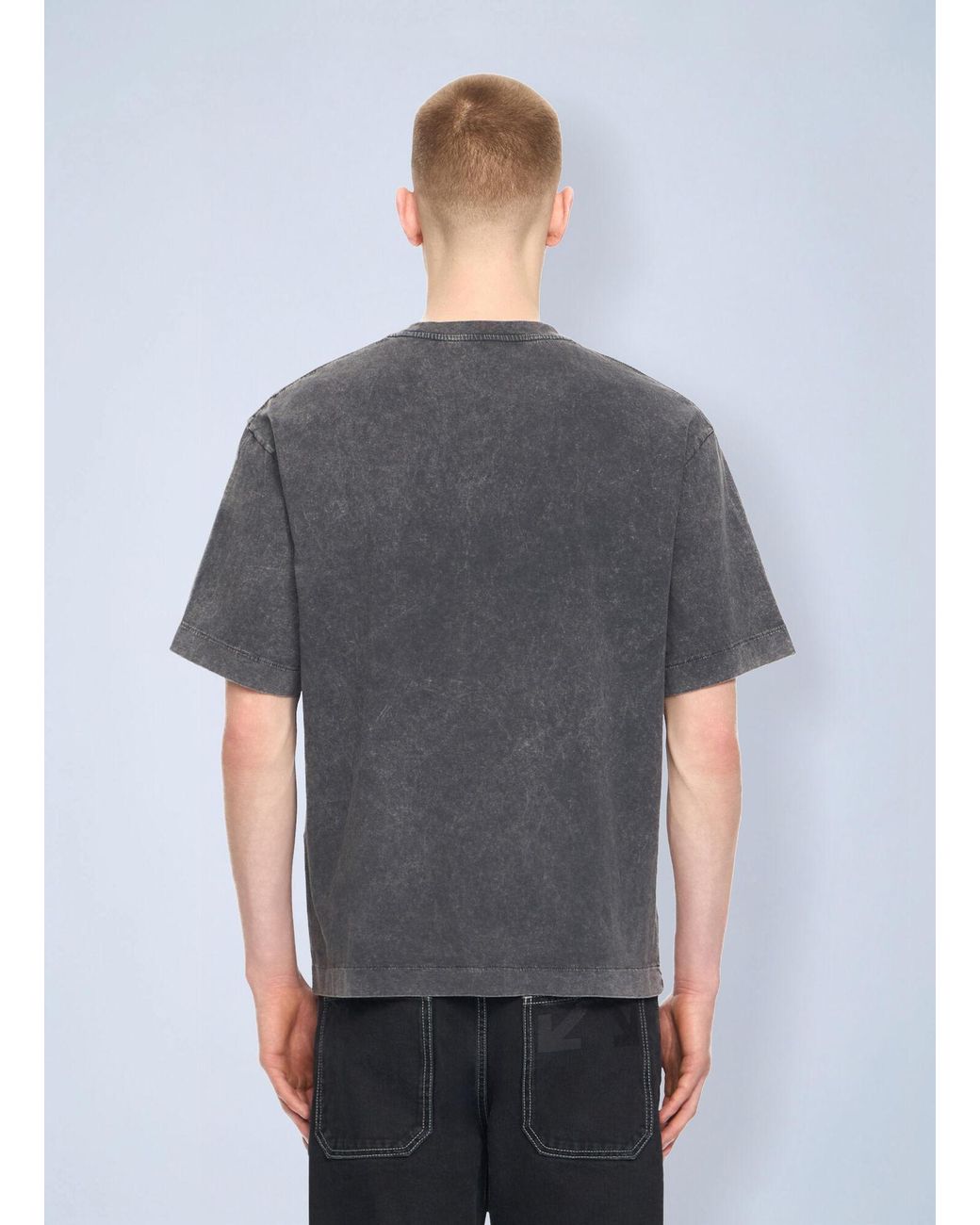 Off-White c/o Virgil Abloh Gray Owr Skate T-Shirt for men